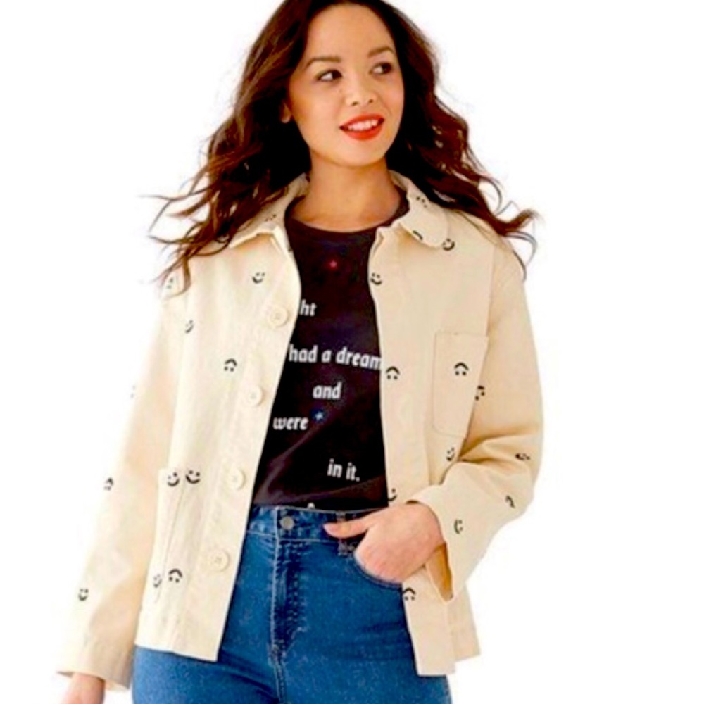 ***ISO Ban.do Smiley Work Jacket***